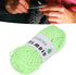 164ft Luminous Chunky Yarn, Glow in The Dark Yarn DIY Weave Glow Yarn Polyester Luminous Knitted Yarn Hand Knitted Luminous Yarn Novel Functional ...