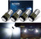 4 X 1000 Lumens Super Bright 9-30V 1157 2057 2357 7528 LED Bulbs 3014 54-EX Chipsets with Projector for Back Up Reverse Lights DRL Tail Brake Ligh...