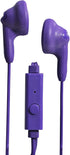 Magnavox MHP4820M-PL Gummy Earbuds with Microphone in Purple | Available in Pink, Purple, White, Black, & Blue | Earbuds Gummy | Extra Value Comfo...