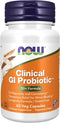 NOW Supplements, Clinical GI Probiotic™, 50+ Formula, Strain Verified, 60 Veg Capsules...