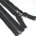 #10 Separating Metal Zipper Black Nickel Heavy Duty Metal Zippers for DIY Sewing Crafts Jacket Coat,26 Inch 1PC/Pack,SHUNLI...