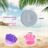2Pcs Sunscreen Applicator for Kids, Sunblock Brush with Protective Case Sun Lotion Applicator SunCream Brush with Cleaning Pad for Suncream Liquid...