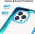 JJGoo Compatiable with iPhone 13 Pro max Case Clear, Transparent Shockproof Phone Case, Slim Anti-Scratch Hard PC Back Protective Cover Bumper, Tr...