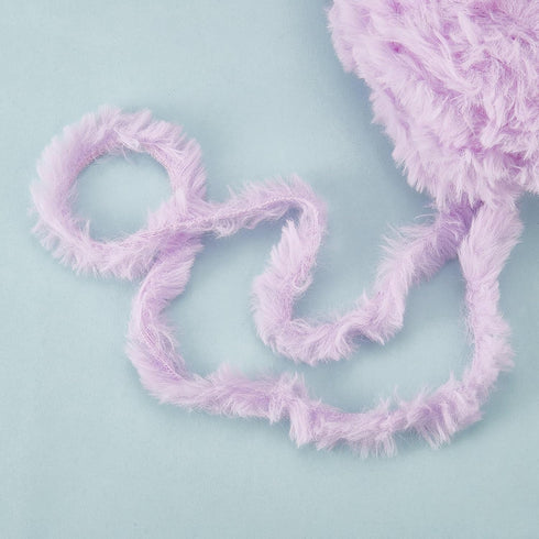 2 Roll Skeins Super Soft Fur Yarn Chunky Fluffy Faux Fur Yarn Fluffy Eyelash Yarn for Crochet Knit Blanket Rug Clothes Knitting-2×30m(2×32.8yds,51...