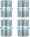 1 Inch / 25.4mm Metal Rack Connector - 4 PCS Shelving Threaded Pole Connectors for Extending Wire Rack Shelving...