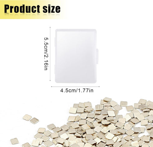 AIEX 4 Grams (about 400 pcs) Silver Solder Flux for Jewelry, 2x2mm Precut Silver Solder Chips Ultra Tiny Medium Density Easy Soldering for Jewelry...