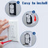 20 Pcs Wall Plate Spacer- Metal Flush Fit Device Leveling Plates- Receptacle Spacers Shims Leveler for Fixing Walls Electrical Outlet Electrical B...