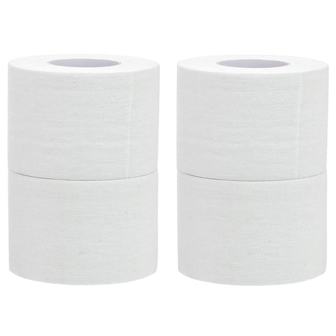 Iconikal 4-Pack White Athletic Tape, Easy Tear Sports Tape, 1.5” x 24 Feet (8 Yards) Each Roll, Extra Strong, No Sticky Residue...