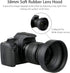 EEEkit 58mm Hard Lens Hood + 58mm Soft Lens Hood + 58mm UV Filter Lens Kit for Canon Rebel T7i T6S T6i T6 T5i T5 T4i T3i T3 T2i T1i XT XTi XSi SL1...