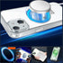 Clear for iPhone 15 Case Ring Holder Compatible with MagSafe Invisible Kickstand Shockproof Military Grade Drop Protection Matte Transparent Cover...
