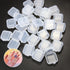 48 Pcs Clear Small Plastic Storage Containers Anti Oxidation Transparent Jewelry Storage Holder for Small Item Craft, Beads, Pills, Ear Studs, Nec...