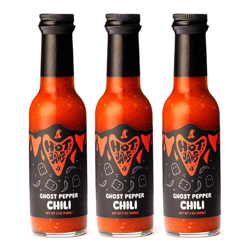 Hot Jaws - Organic Ghost Pepper Hot Sauce - 5oz - Perfect Balance of Sweet & Heat - Locally Sourced, Non-artificial Ingredients, Vegan, NoGMO (Gho...