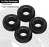 INJORA 1.3" XHX Pin Tires for TRX4m SCX24, 72 * 24mm, S5 Compound, 4PCs...