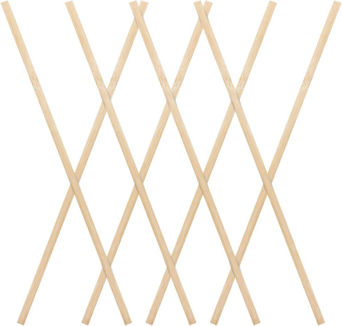 15.7 inches Wood Craft Sticks Natural Bamboo Sticks Extra Long Sticks Can be Curved, Strong Natural Bamboo Sticks, 30PCS...