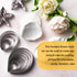 7pcs Rose Petal Cutter Set Gum Paste Fondant Cake Cutters Decorating Tools...