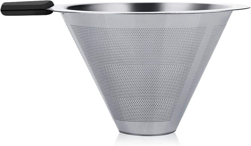 Coffee Pot Stainless Steel Maker Pour Pot Filter Carafe with Dripper Brewer Coffee Pot for Glass 400Ml Coffeemaker Pots...