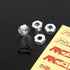 RCAWD Baja Rey Wheel Hex Hub for Losi 1/10 Baja Rey 4WD 1/10 Hammer Rey U4 Rock Racer Upgrades Part...