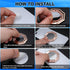 3 Pieces Cellphone Ring Holder Foldable Finger Kickstand 360° Rotation Cell Phone Stand Adjustable Phone Holder for Desk, Magnetic Car Mount, Phon...