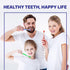 Toothbrush Dual Pro with Multi-Level Filaments, Anti-Slip Grip (Expert Care - Medium Bristles) Adults - Yellow, Red, Blue, Green - 8 Count (Pack o...