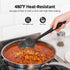 High Heat Resistant Silicone Spatulas: U-Taste 480ºF Hot Proof Food Grade Flexible Silicon Baking Scraper, Food Grade Rubber Kitchen Cooking Mixin...