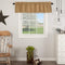 VHC Brands Simple Life Flax Khaki Country Farmhouse Kitchen Window Curtain Valance 16x72...
