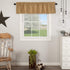 VHC Brands Simple Life Flax Khaki Country Farmhouse Kitchen Window Curtain Valance 16x72...