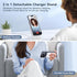 Magnetic Wireless Charger for iPhone: Portable Power Bank 5000mAh - Detachable Mag-Safe Battery Pack Compatible with iPhone 15 14 13 12 Pro Max Pr...