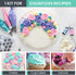 RFAQK 74 PCs Icing Piping Bags and Tips Set, Cake Decorating Kit with 48-Numbered Piping Tips, 20+1 Pastry Bags for Cookie Cupcake Cake Decoration...
