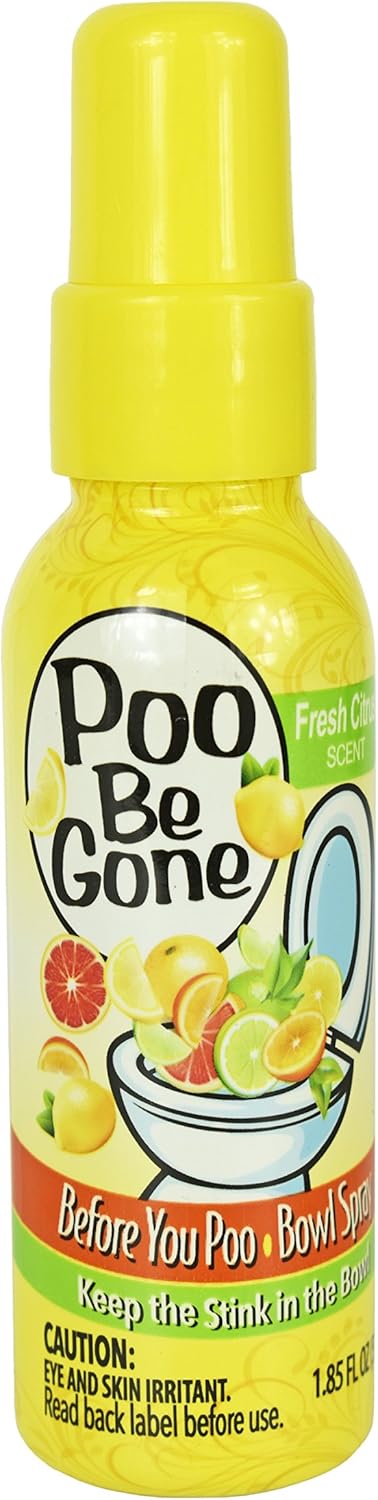 Set of 2 Stinky Bowl Spray 1.85oz - Before You Go Toilet Bathroom Deodorizer - Features Fresh Citrus Scent and Lavender Scent!...