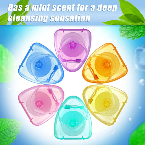 24 Boxes Dental Floss Bulk Travel Floss Mini Dental Floss Mint Waxed Dental Floss for Adults, Each 164 ft/ 50 meters...