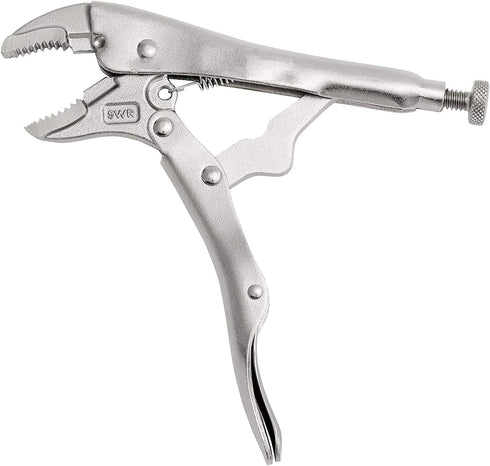 Edward Tool Curved Jaw Locking Pliers - Vulcan Forged Carbon Steel Vise Grips - Hardened Milled Jaws for Maximum Grip - Built in Wire Cutter - Cla...