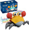 Cute Crawling Crab Baby Toys with Rechargeable Battery: Tummy Time Gift for Infants Toddlers Learning to Crawl or Walk Toy Lights Up with Music fo...