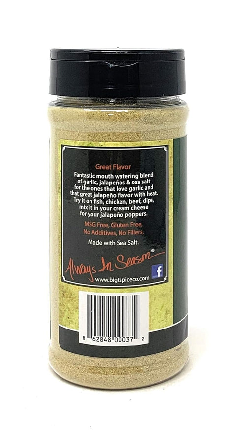 Big T Spice Co. (Garlic Jalapeno Seasoning),10 Ounce (Pack of 1)...