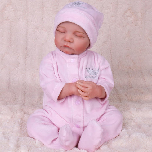 Aori Reborn Baby Dolls Clothes 20 inch Pink Outfit Accessories for 17-20 Inch Reborn Doll Newborn Girl...