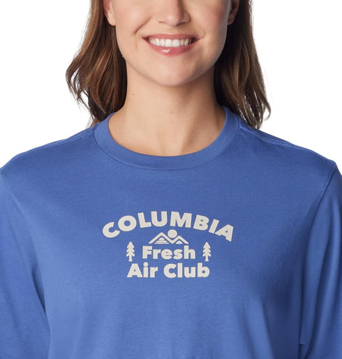 Columbia Women's North Cascades Relaxed Tee, Eve/Outdoors Club, X-Large...
