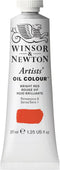 Winsor & Newton Artists' Oil Color, 37ml (1.25 oz) Tube, Bright Red...