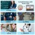 ID Badge Holder with Plastic Clip, Double-Sided Transparent Windows Horizontal Hard Grey Plastic Case Waterproof Card Holder for Office School ID ...