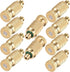 Brass Misting Nozzle, 10 Pack High Pressure Spray Misting Nozzle 10/24 UNC Outdoor Anti-drip Fogging Spray Head Misting System Nozzle for Landscap...