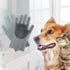 Pet Grooming Gloves - Gentle Dog Bathing Shampoo Brush - Massage Mitt with Enhanced Five Finger Design - Efficient Deshedding Glove for Dogs, Cats...