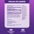 Natrol Fast Dissolve Vitamin D3 2,000 IU, Dietary Supplement for Bone and Joint Health, Bone Support Supplement, 90 Tablets, 90 Day Supply...
