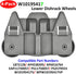 4-Pack W10195417 Dishwasher Wheels Replacement for Kitchen-Aid Kenmore Whirlpool JennAir, Ultra Durable Lower Dishrack Wheels, Replace Part Number...