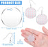 Loetere 168 Pieces Acrylic Earrings Blanks DIY Earrings Making Kit Includes Transparent Round Clear Acrylic Earring Blanks Pendants Earring Hooks ...
