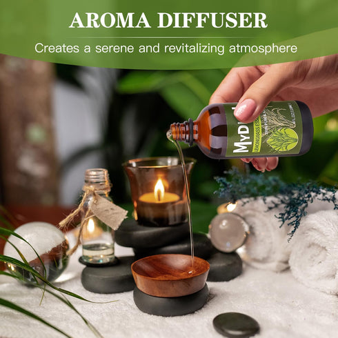 Lemongrass Essential Oil 4oz Pure Lemongrass Oil Natural Undiluted Essential Oil for Humidifier, Diffuser, Massage, Home Cleaning, Skin & Hair Car...