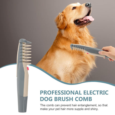 Electric Pet Grooming Comb -Remove Knots and Tangles...