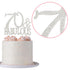 70 Cake Topper - Premium Silver Metal - 70 and Fabulous - 70th Birthday Party Sparkly Rhinestone Decoration Makes a Great Centerpiece - Now Protec...