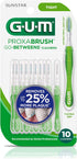 GUM Proxabrush Go-Betweens - Tight - Interdental Brushes - Soft Bristled Dental Picks for Plaque Removal Health - Safe for Braces & Dental Devices...