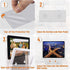 Shower Ipad Holder Waterproof Wall Mounted Upgrade, Bathroom Tablet Case Mount Shelf, Adhesive Touchable Cradle with Glass Mirror Anti-Fog Screen ...