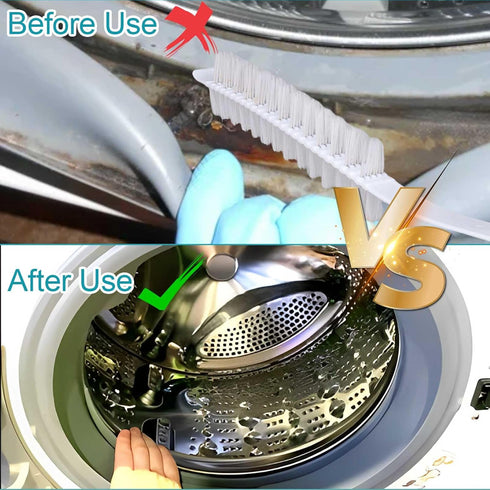 2Pcs Rolling Washing Machine Multifunctional Cleaning Brush, Household Cleaning Brushes,Nylon Brush Heads Powerful Clean,Wash Machine Cleaner Also...