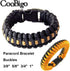 32 Pack Contoured Paracord Buckles, 3/8 Inch, 5/8 Inch, 3/4 Inch, and 1 Inch Side Release Plastic Buckle for Paracord Bracelet Clip, Parachute 550...