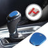 X AUTOHAUX Car Gear Shift Knob Cover Sticker Stainless Steel for Chevrolet Equinox 2018 2019 2020 Blue...